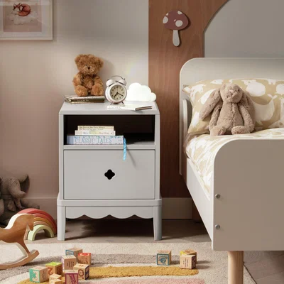 Habitat Habitat Kids Serena Bedside Table - Ivory