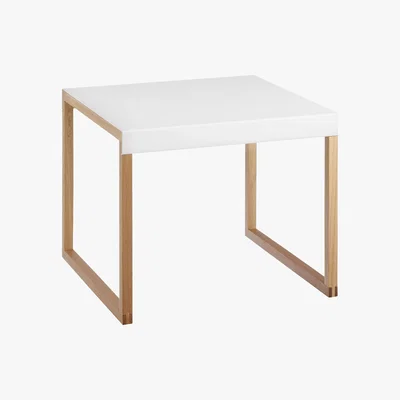Habitat Kilo White Metal Side Table, White