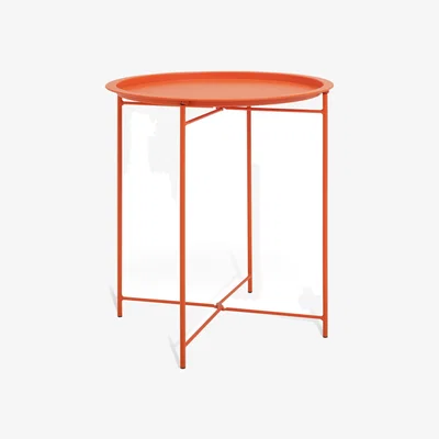 Habitat Habitat Pula Folding Metal Side Table - Orange