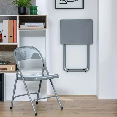 Habitat Habitat Airo Folding Side Table - Grey