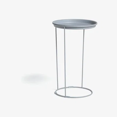 Habitat Habitat Finley C Shaped Side Table - Grey