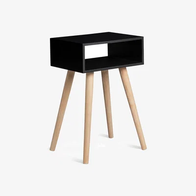 Habitat Habitat Cato Solid Wood Side Table - Black