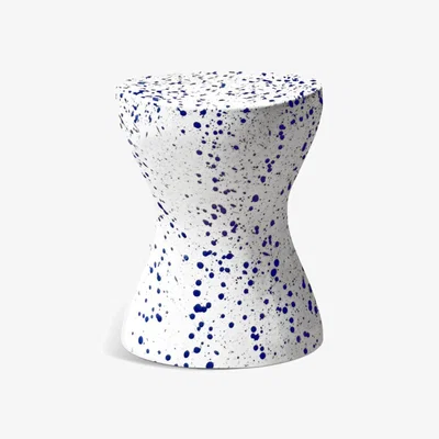Habitat Habitat Jackson Round Side Table - Blue & White