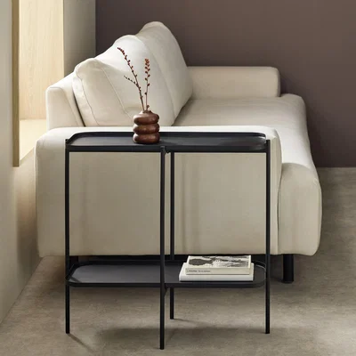 Habitat Habitat Melling Sofa Side Table - Black