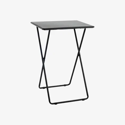 Habitat Habitat Airo Metal Folding Table - Black