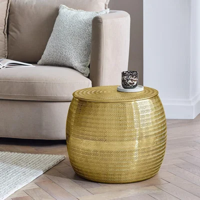 Habitat Habitat Sona Side Storage Table - Brass