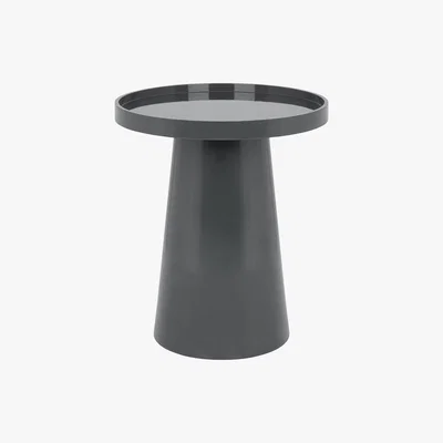 Habitat Habitat Brodi Anthracite Removeable Tray Top Side Table, Grey
