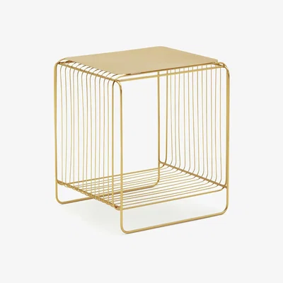 Habitat Habitat Riva Metal Side Table - Gold