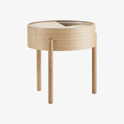 Heal's Woud Arc Side Table Oak - Heal's UK Furniture