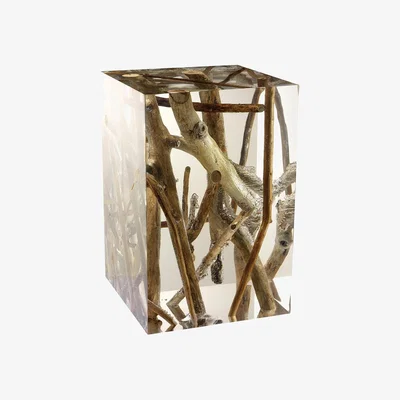 Heal's Timothy Oulton Spur Side Table Small Driftwood - Heal's UK Furniture