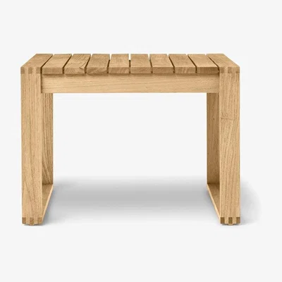 Heal's Carl Hansen & Son BK16 Side Table Untreated Teak - Heal's UK Furniture