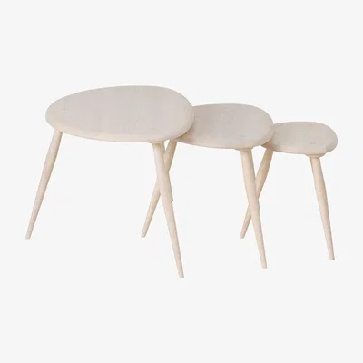 Heal's Ercol Originals Nest of Tables Colour Finish Black - Heal's UK Bedroom Furniture