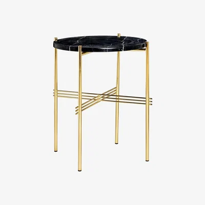 Heal's Gubi TS Side Table with Brass Base