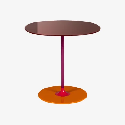 Heal's Heal's Thierry Side Table Medium Burgundy