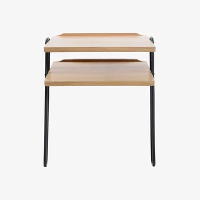 Heal's Heal's Brunel LeanTo Side Table Metal - Heal's UK Furniture