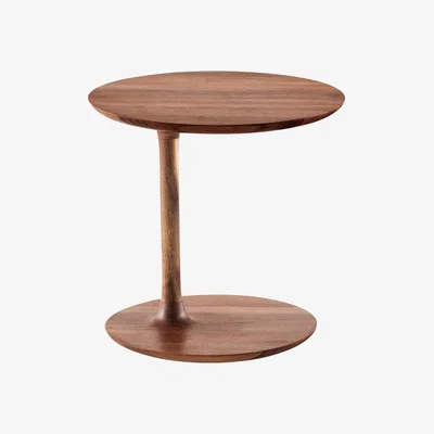 Heal's Artisan Bloop Side Table European Walnut 45cm
