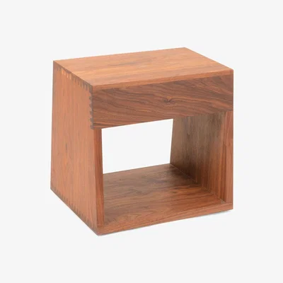 Heal's De La Espada Tall Maia Side Table Walnut - Heal's UK Furniture