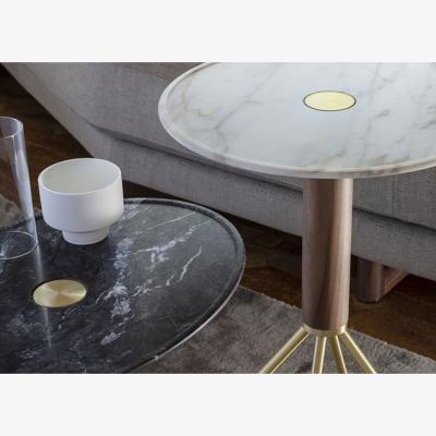 Heal's Porada Jelly 40 Side Table Round Grigio Carnico