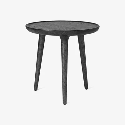 Heal's Mater Accent Side Table Black Stained Oak Large W60 x H55 - Heal's UK Furniture