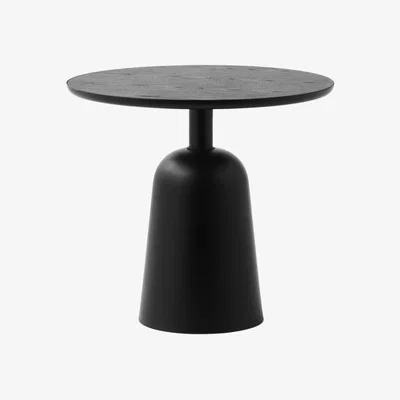 Heal's Normann Copenhagen Turn Side Table Black Top - Heal's UK Furniture