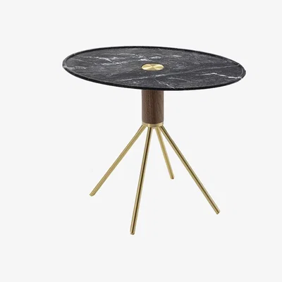 Heal's Porada Jelly 40 Side Table Oval Grigio Carnico - Heal's UK Furniture