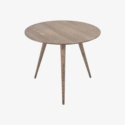 Heal's Gazzda Arp Side Table Dia 45cm Smoked Oiled Oak