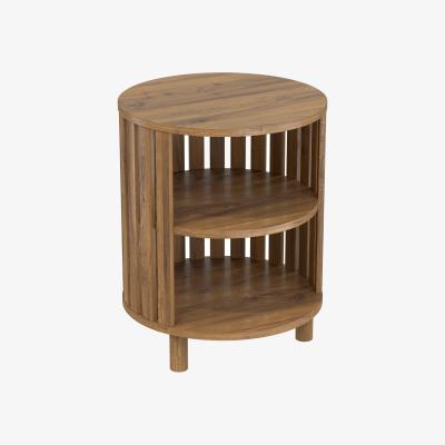 Homebase Erik Slatted Side Table