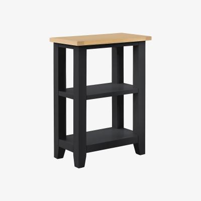 Homebase Ashstead Tall Side Table - Charcoal