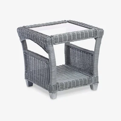 John Lewis Desser Dijon Rattan Side Table