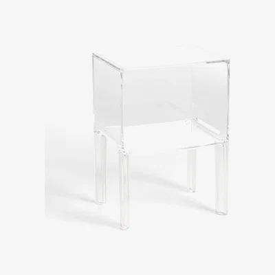John Lewis Philippe Starck for Kartell Small Ghost Buster Side Table, Clear