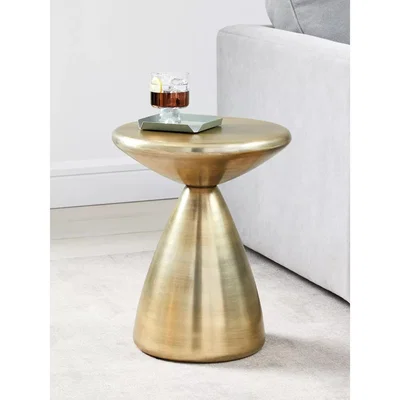John Lewis west elm Cosmo Side Table, Antique Brass