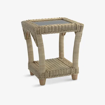 John Lewis Desser Samford Rattan Side Table, Natural