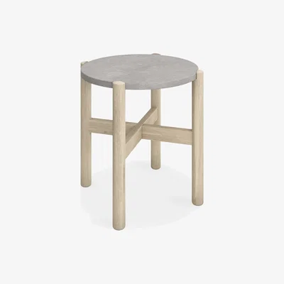John Lewis John Lewis & Partners Cradle Round Garden Side Table, FSC-Certified (Acacia Wood)