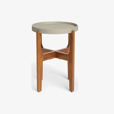 John Lewis John Lewis & Partners Ameria Tray Small Side Table, Grey