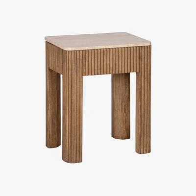 John Lewis nkuku Ira Side Table, Natural