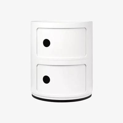 John Lewis Kartell Componibili 2-Tier Side Table, White