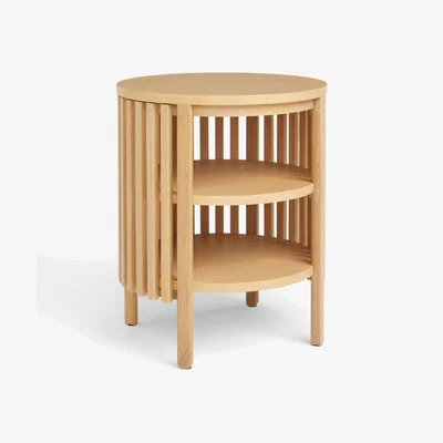 John Lewis John Lewis Slatted Side Table, Natural