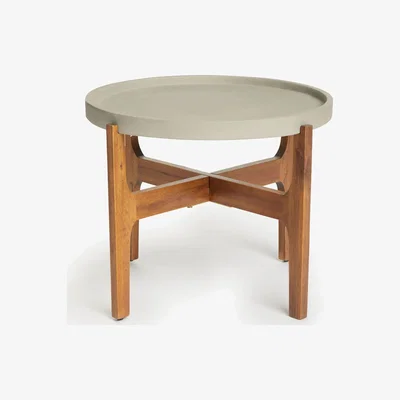 John Lewis John Lewis & Partners Ameria Tray Large Side Table, Grey