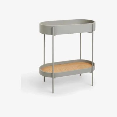 John Lewis John Lewis ANYDAY Jax Bar Storage Side Table, Grey