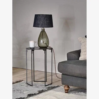 John Lewis Nkuku Batang Round Iron Side Table