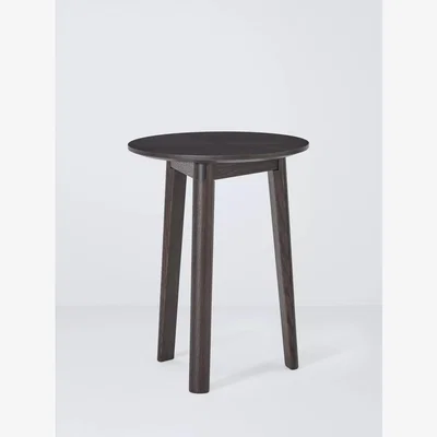 John Lewis John Lewis Notch Side Table, Dark Stain