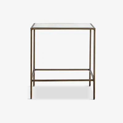 John Lewis Gallery Direct Outline Glass Side Table, Bronze