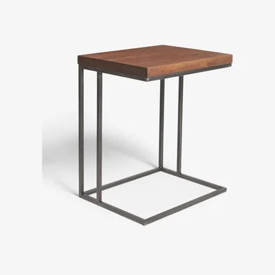 John Lewis John Lewis Calia Wide Sofa Side Table, Chestnut