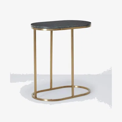 John Lewis John Lewis Ned Marble Side Table, Green