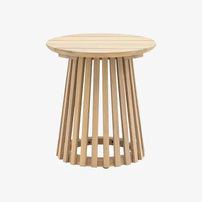 John Lewis Gallery Direct Rialto Round Acacia Wood Side Table, Natural
