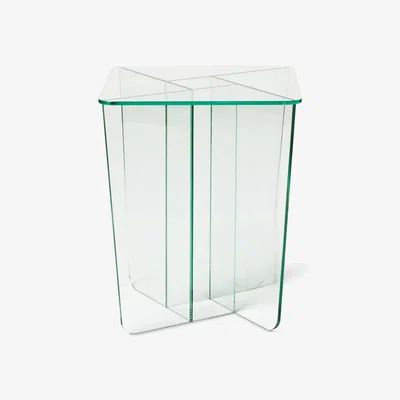 John Lewis MADE Oki Glass Side Table