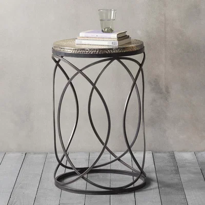 Knees Simba Metal Side Table - Gold
