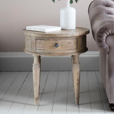 Knees Mustique Mindy Ash Round Side Table