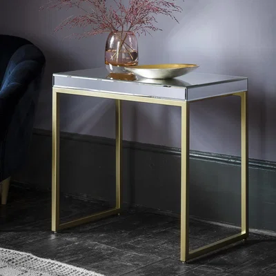 Knees Pippy Metal Side Table - Champagne