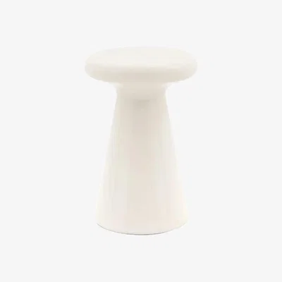 Knees Siena Concrete Side Table - Cream